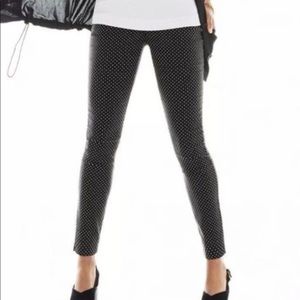 CAbi cropped polka dot trouser pant size 2